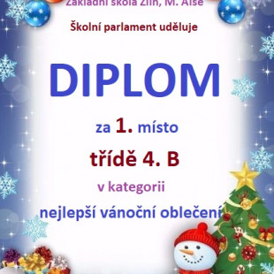 Diplom vánoční oblečení