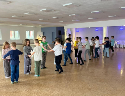 Taneční lekce 3.A ve studiu IDance