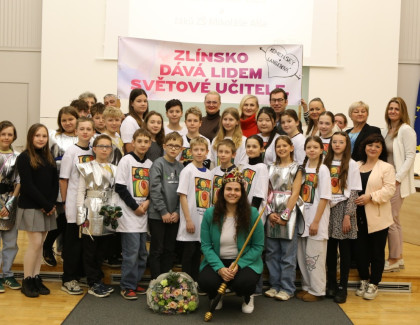 Zlínská radnice přijala držitelku titulu Zlatý Ámos 2026