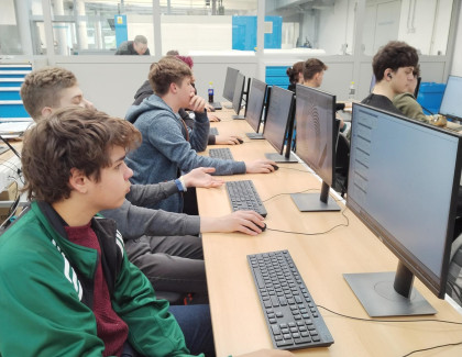 8. ročník na návštěvě Střední školy polytechnické ve Zlíně