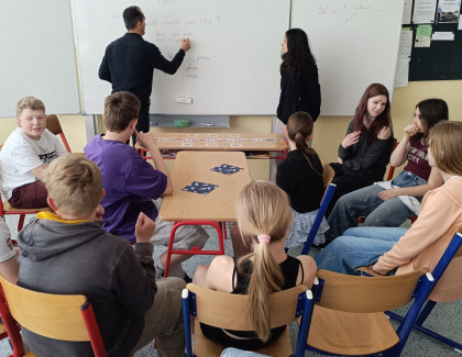 Angličtina s rodilým mluvčím – poslední návštěva Karla Martina v tomto školním roce