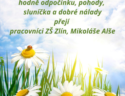 Krásné prázdniny!