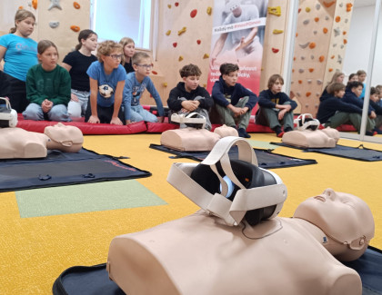 Virtuální realita do škol – nácvik resuscitace