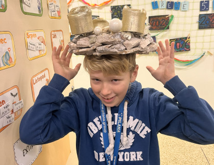 Mezinárodní den pokrývky hlavy - zapojení třídy 5.A